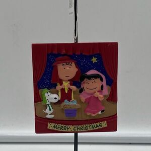 Hallmark Peanuts Gang Nativity Scene Christmas Ornament